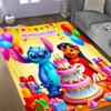 Lilo And Stitch Dance Party Disney Cartoon Theme Anti-Slip Rug - Polyester, Home Decor, Suitable for Bedrooms, Living Rooms, Doorways, and Studios