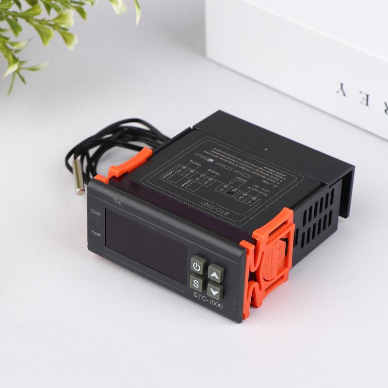 Digitaler Temperaturregler Thermostat Thermoregler Inkubator Relais LED 10A Heizen Kühlen Stc-1000 Stc 1000 220V