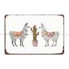 Llamas Metal Plaque Poster Wall Mural Classic Designer Cave Create Tin Sign Poster