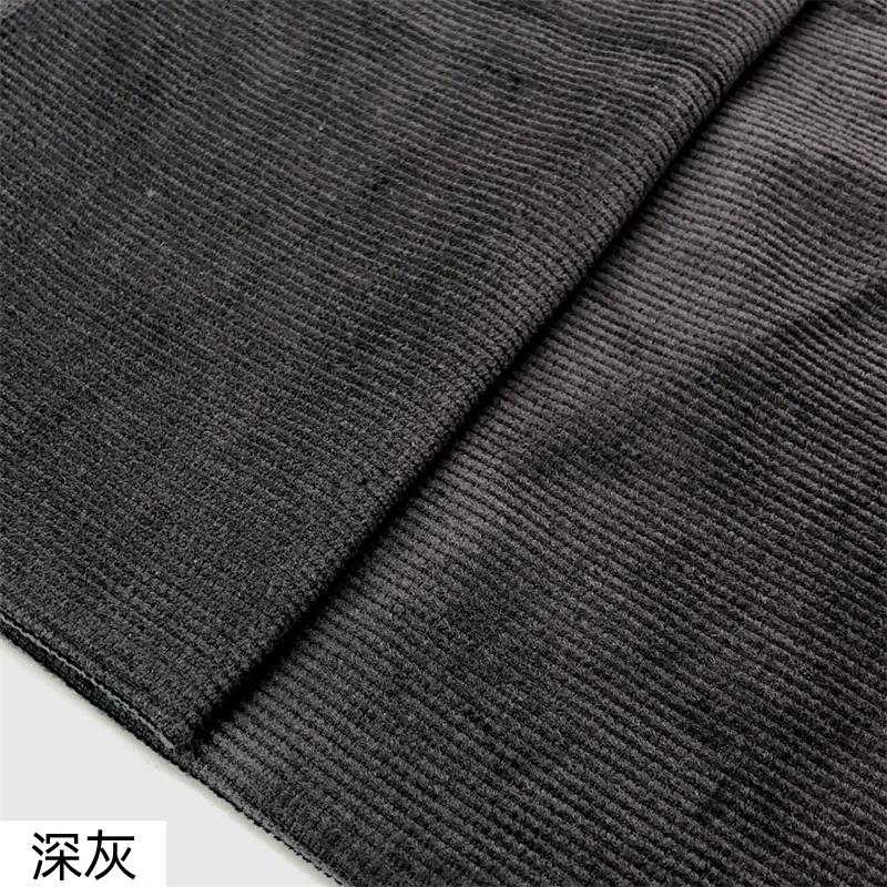 Pure Cotton Corduroy Fabric Medium Striped By The Meter for Clothes Dresses Pants Coats Sewing Cloth Soft Breathabe White Blue