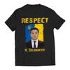 Rispetto V. Maglietta Bandiera Ucraina Zelenskyy