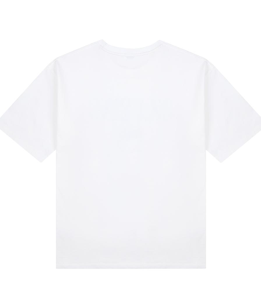 Beulluing Blueing Planet Logo Graphic Tee [White]