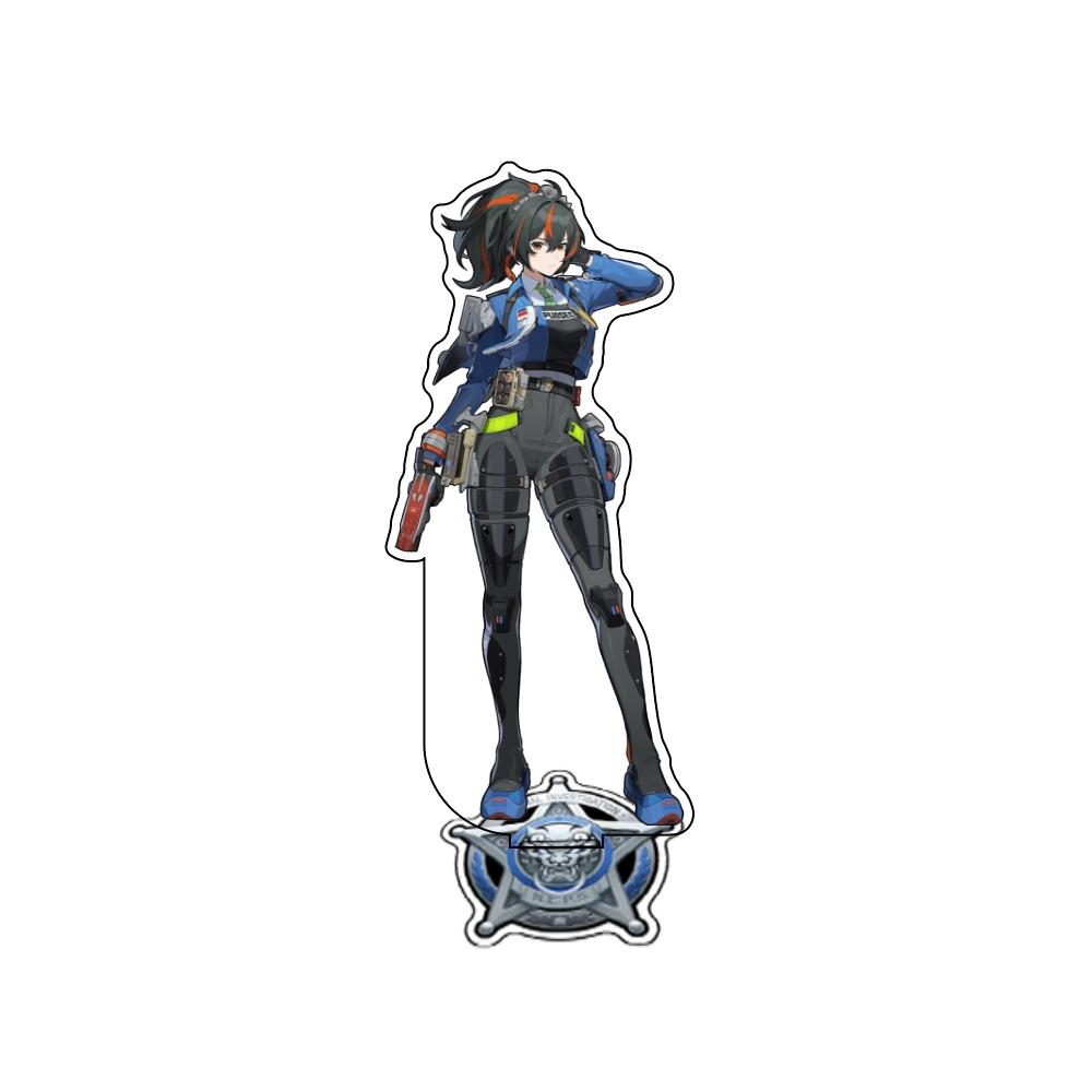 New Hot Game Zenless Zone Zero Vivian Hugo Vlad Jane Doe Von Lycaon Nicole Acrylic Stand Model Plate Desk Decor Collection