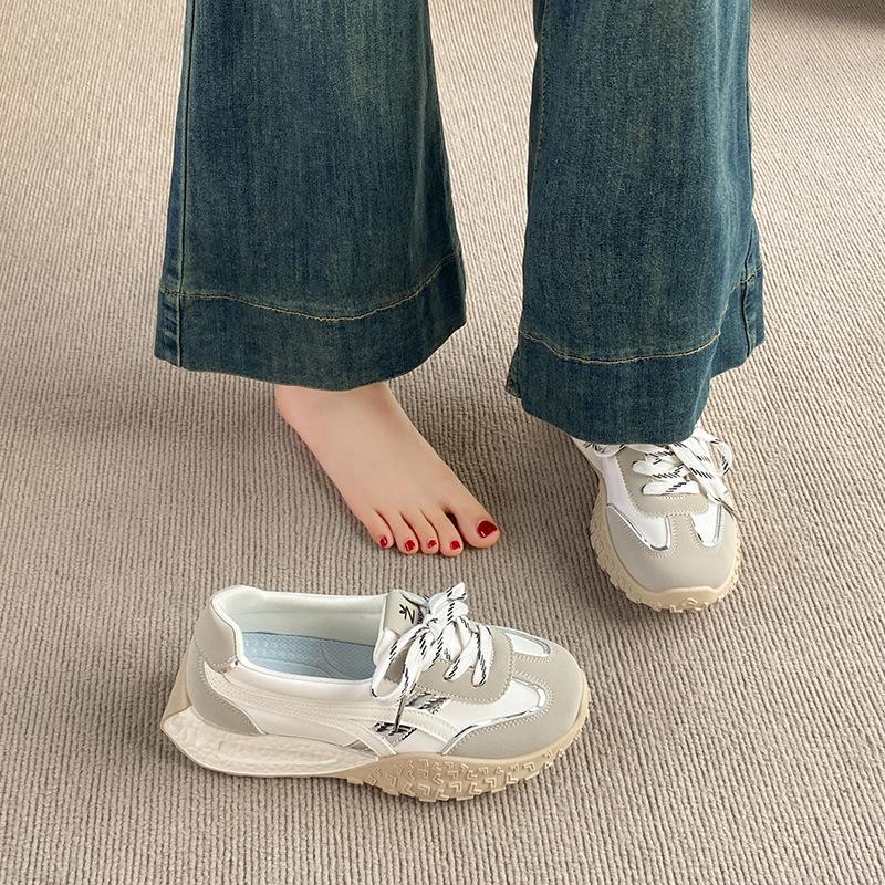 Retro Dexun Shoes Women's 2025 New Summer Platform Versatile Lightweight Sports Board Shoes Fashion Casual Running Shoes