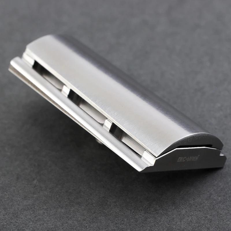 Yaqi  SLOPE 316 Stainless Steel Slant Safety Razor Head Stainless Steel Razor Yaqi Razor Stainless Steel