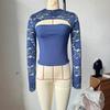 2026 Women's Sexy Lace Slimming Hollow-Out T-Shirt - Versatile Outerwear Top