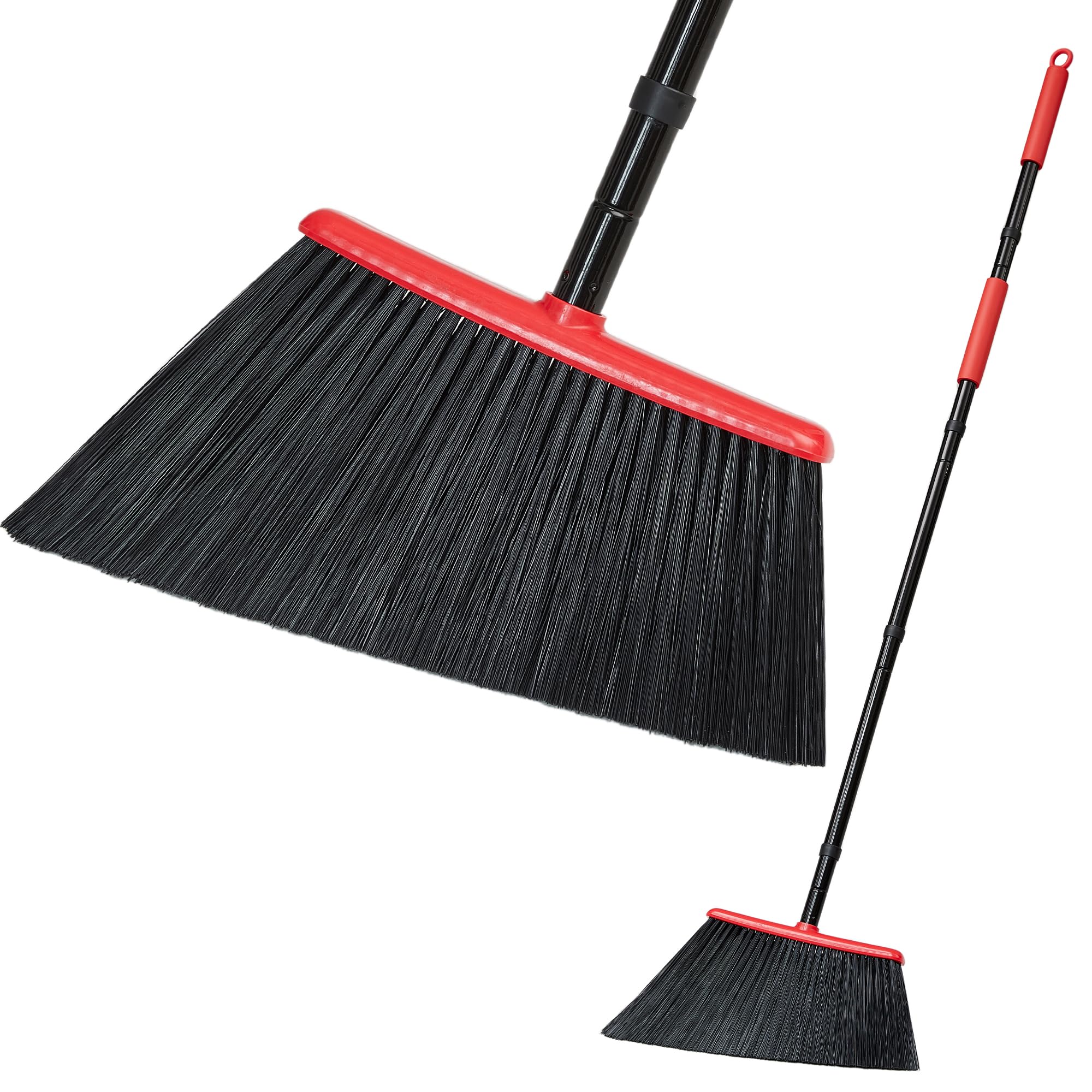 

JEHONN Broom, 141cm total length, 36cm bristle width, convenient storage, cleaning tool, suitable for outdoor and indoor use, long handle, ideal for e
