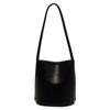 Sacs à bandoulière simples pour femmes de style coréen à la mode Été Nouveau Couleur unie simple Populaire Sac seau féminin