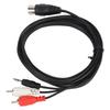 Male to Male DIN 8Pin to 3.5mm + 2RCA Cable Audio Connection Cable  Home Theater System