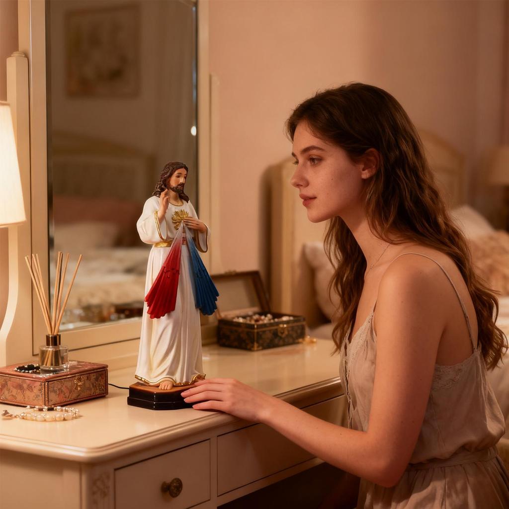 Jesus Statue Sacred 3D Classic Religious Collectibles Desk Jesus Figurines For Thanksgiving Birthday Party Offices Home Living