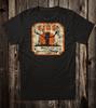 Retro Travel Tee T Shirt Vtg Art Americas National Parks Keep Fire Away