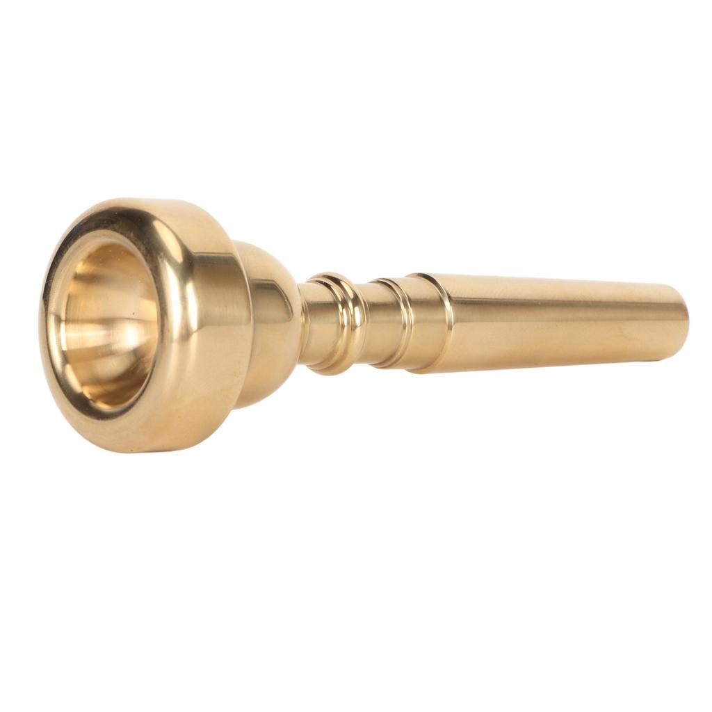 Trumpet Mouthpiece 7C Smoothing Brass Strong High Accuracy Trumpet Practice Mouthpiece with Brush fo