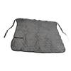 Knee Blanket Adjustable Waist Circumference Water Resistant Wind Proof Thick Warm Plush Lap Blanket for Outdoor Blue