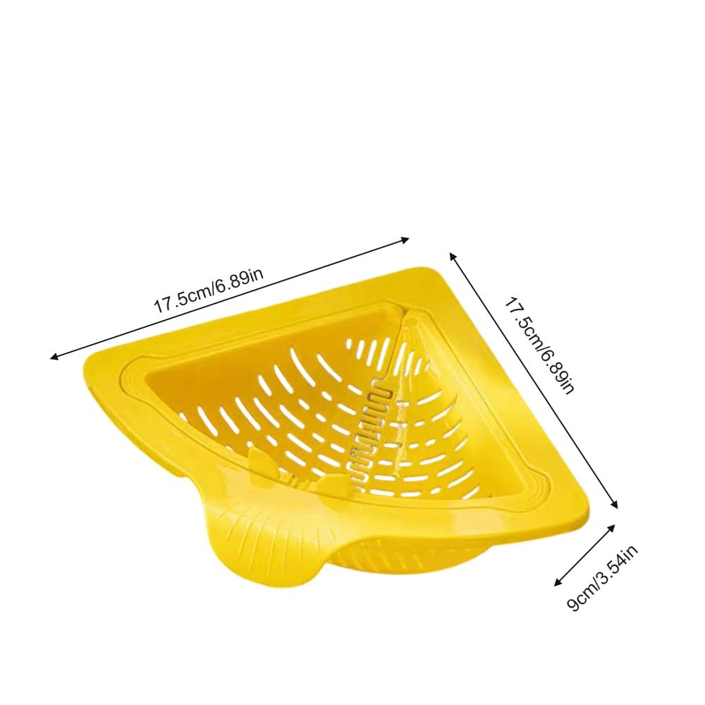 Magnetic Drainage & Filter Basket Sink Drain Basket Magnetic Sponge Holder Anti-Clog Corner Sink Strainer Kitchen Food Catcher