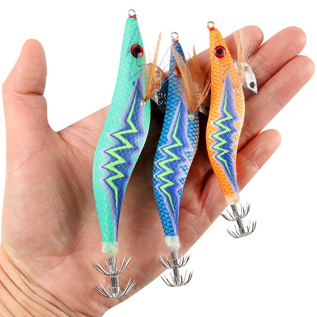 10pcs 12g 15g 20g Colorful Lure Fake Bait Lifelike 3d Eyes Simulation Luminous Shrimp Bait Fishing Tackle