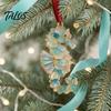 Dekorative Glasoptik Ornamente Meeres-Weihnachtsdekoration, Küsten-Schildkröte Walhai Oktopus Feiertags-Hänge-Dekoration Baumdekoration, Meeres-inspiriert