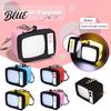 Retro TV Keychain LED Mini Television Pendant with Sound Light-up