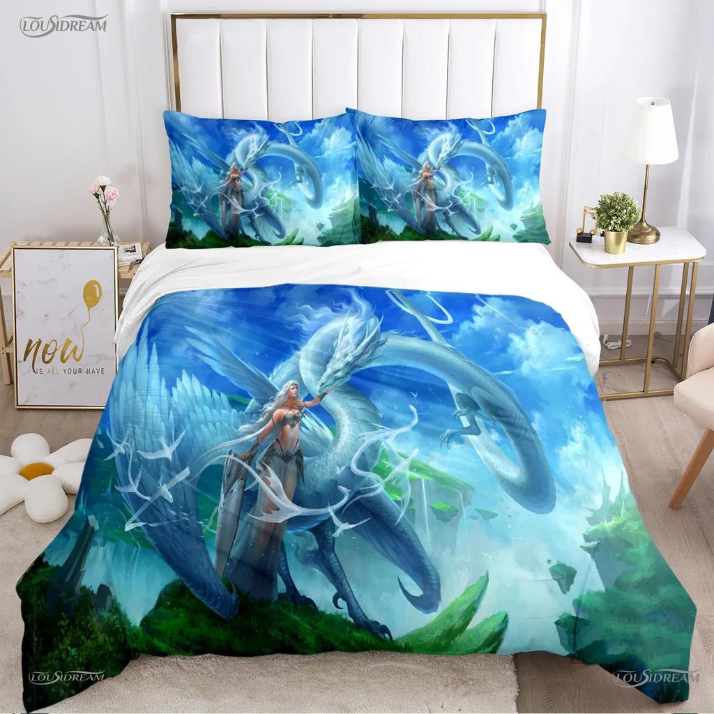 Comforter Angel Warrior Mythical Comforter Bedding Sets Soft And S For Teens Single Double Queen King