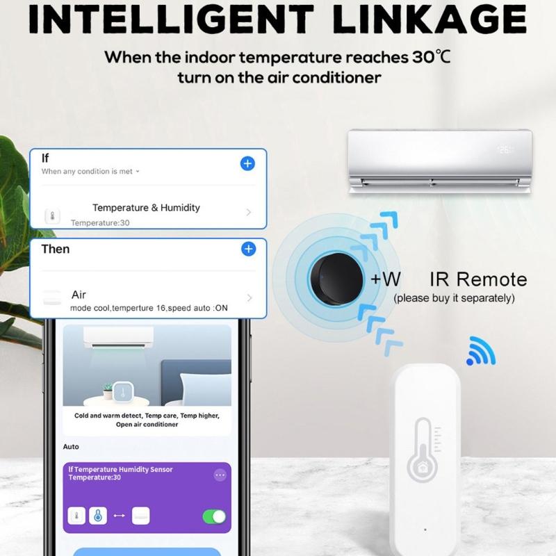 Intelligentes Indoor-Thermohygrometer Bluetooth-kompatibel - Geeignete Aktivierungszeit Umweltüberwachung