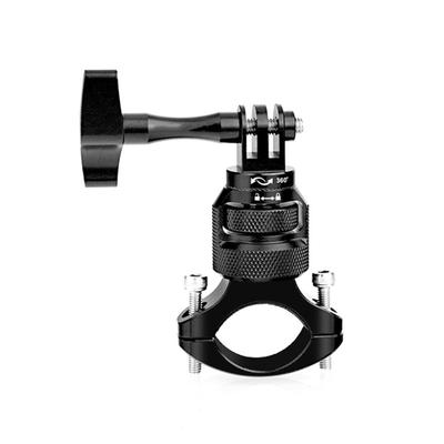 Adjustable Motorcycle Bike Handlebar Camera Holder Mount Full Rotation Durability Build AntiVibration For Outdoor Sports