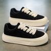 Men's 2025 Autumn Low Top Shoes Student Sports and Leisure Shoes  Thick Soled Height Increasing Skateboard Shoes