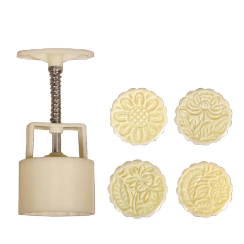 3D Moon Cake Mold Creative Mid-Autumn Festival Supplise Cookie Stamp Mold  Mid-Autumn Festival