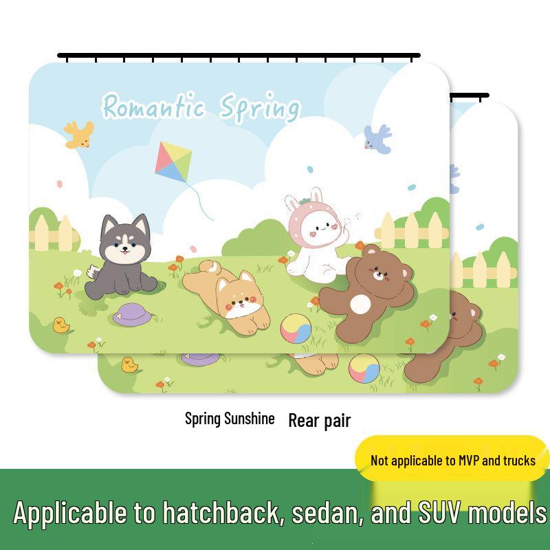 Car Window Sunshade: Sliding Rail Blackout Curtain for Baby Privacy and Sun Protection