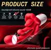 5-in-1 Zungenschwung-Vibrator Erwachsenenspielzeug Beheizter Vibrationsstab Weiblicher G-Punkt Vaginal-Massagegerät Stimulator Weiblicher Masturbator