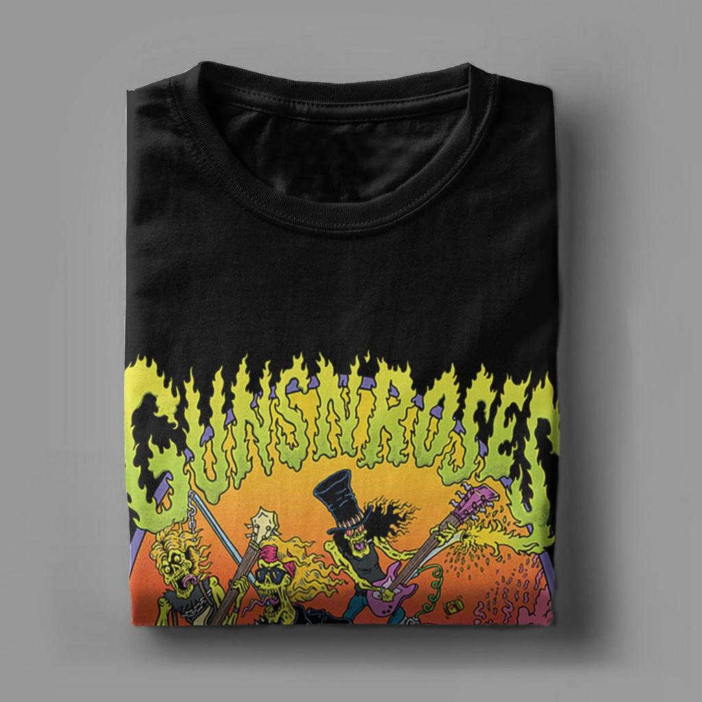 Guns N Roses Men T Shirts Funny Tees Short Sleeve O Neck T-Shirt 100% Cotton Graphic Clothes