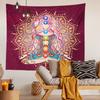 Yoga Mandala Tapestry Background Cloth Hanging Cloth Bedroom Bedside Decorative Wall Cloth Rental Dormitory Tapestry