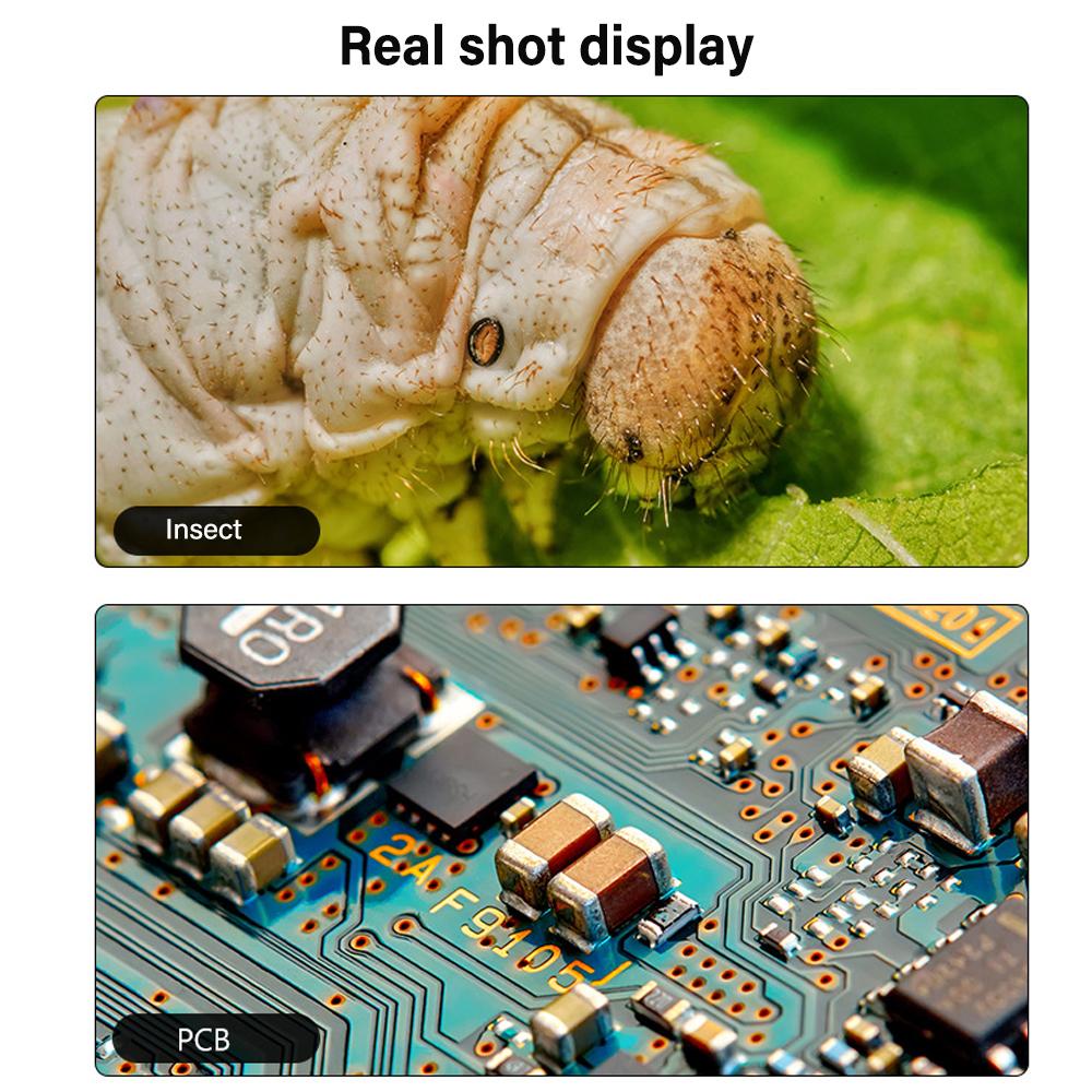 1600X 1000X 500X Digital Microscope Camera Type C USB Portable Electronic Microscope For Soldering Magnifier Cell Phone Repairs