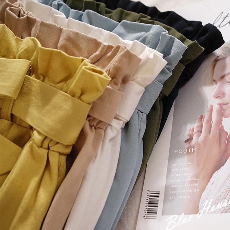 Literary High-Waist Buttoned A-Line Midi Skirt