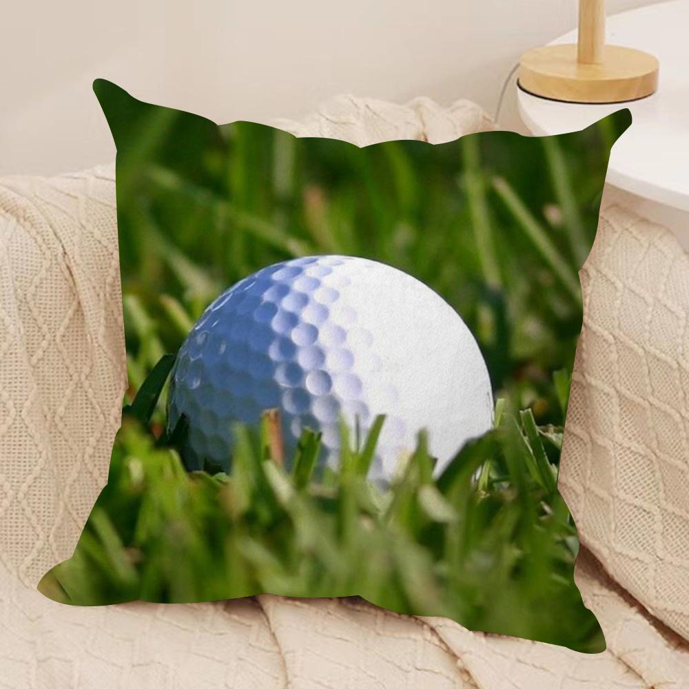 Golf Sports TTitleistS Cushion Cover Silky Short Plush DoubleSided Printed Pillow Case for Sofa All Seasons Home Decor Gift