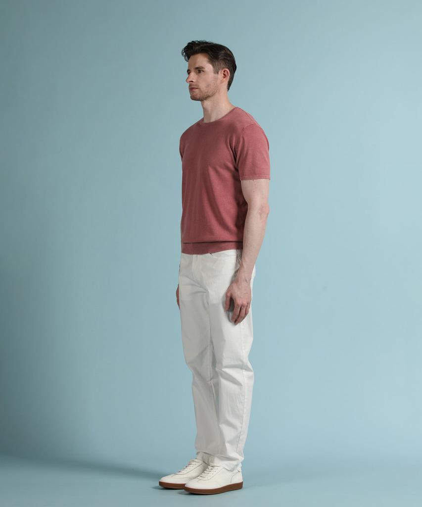 PANICALE Red Vintage Washed Round Knit (Type A)