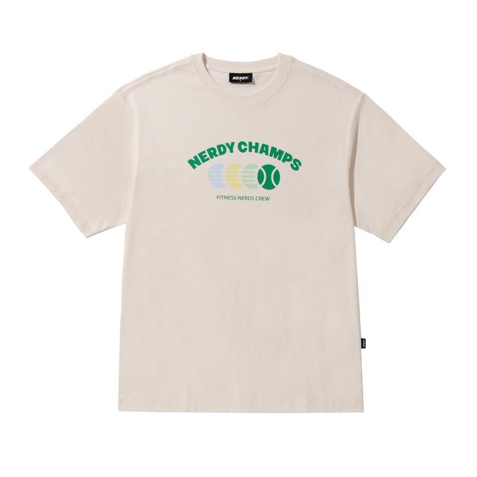 

Футболка с коротким рукавом NERDY Champ Кремовая