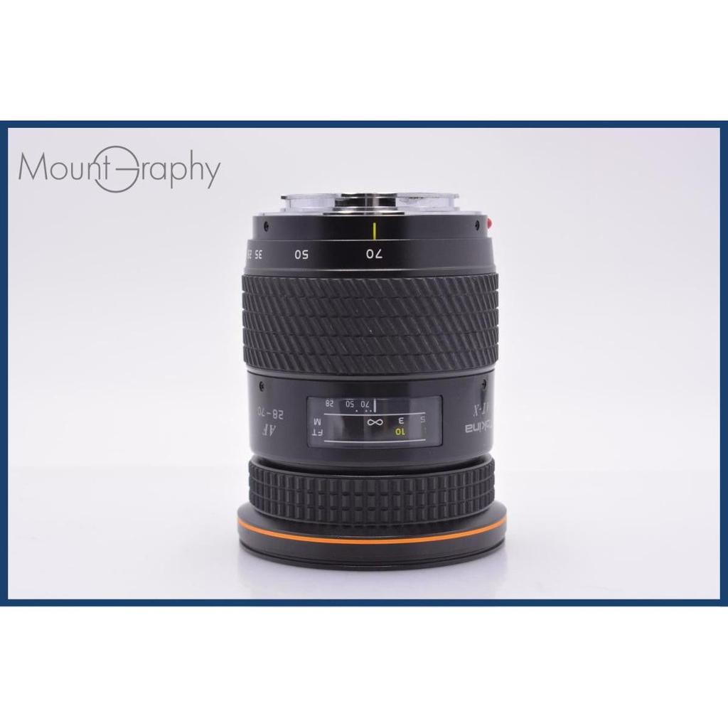 Used [Operation Guaranteed] Tokina AT-X AF 28-70mm F2.8 with front and rear caps & lens filters for Sony/Minolta A (AF) Free included #yk9853