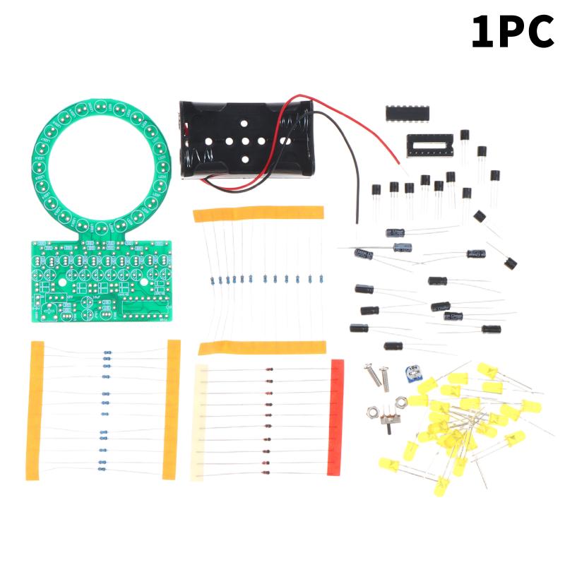 DIY LED Wasserfließlicht-Kit Ne555 Lötübung Elektronik-Projekt-Kit für Schüler DIY Schweißlernset