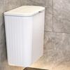 Kitchen Compost Bin 2.1 Gallon /3.2 Gallon Wall Mounted Trash Can with Lid Waste Basket Bin Bathroom Garbage Bin for Kitchen Countertop or under Sink