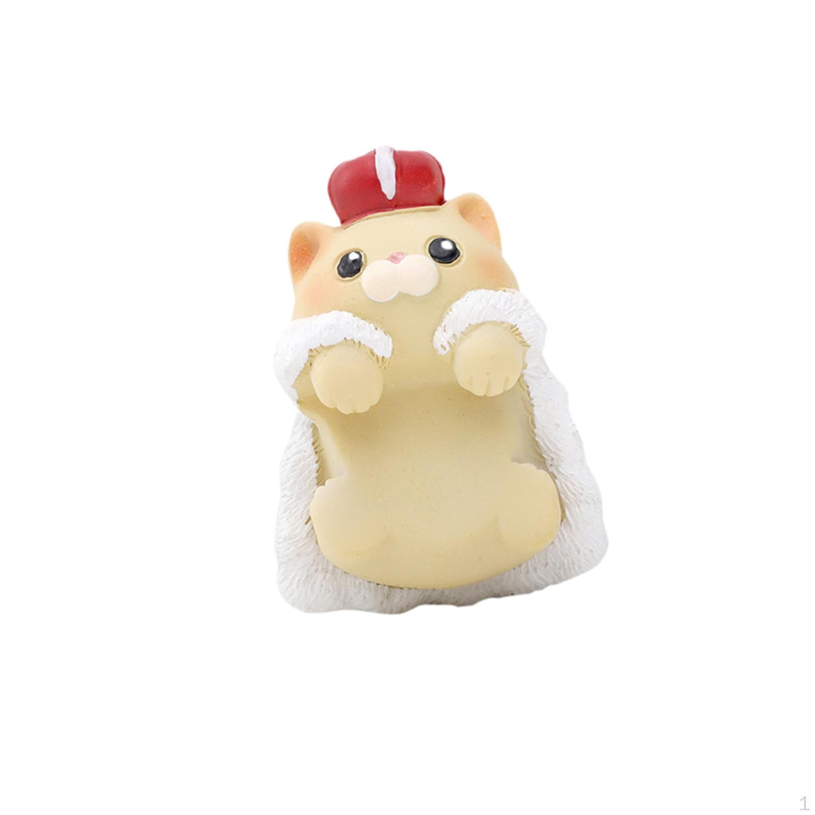 

Статуэтка кошки, подвесная скульптура для восхождения, садовая статуэтка, декоративные милые фигурки животных для феи cat