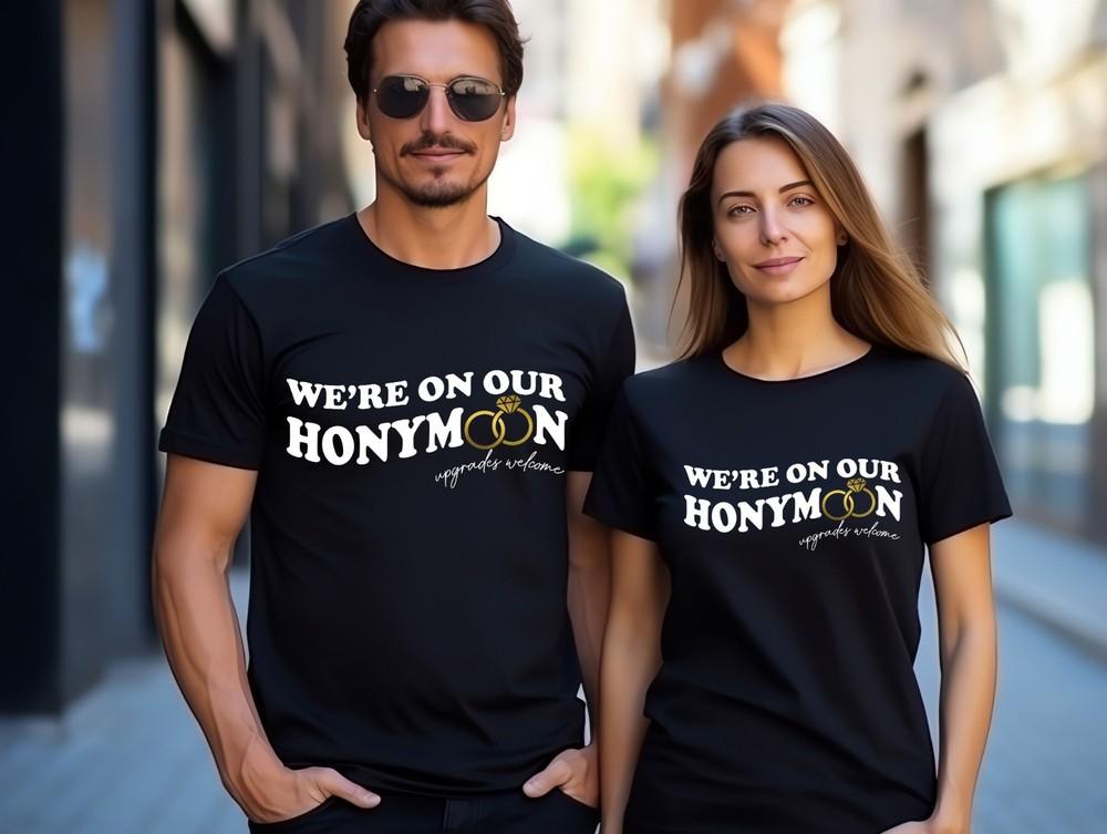 

Personalizd Matching Couple shirt for Mens and shirt for women,honeymoon vibes S