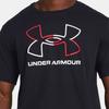 Under Armour Foundation Letter Logo Print Crew Neck Short Sleeve T-Shirt Men T-Shirts Black 1382915-001