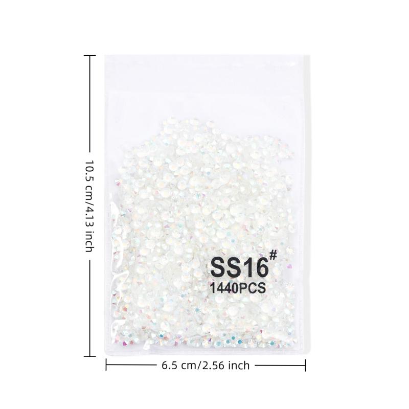 Gemischte AB Flachboden Farbe Nagel Strasssteine Glanz Nagelzubehör Nagelkunst DIY Nägel Zubehör Dekoration Charms