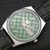 JAPAN SEIKO 5 AUTOMATIC MENS 6309A REFURBISHED GREEN COLOR DIAL WATCH a440277-9 Sk-a440277-1