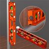 High-Precision 1Pc Mini Scale Level Ruler, Magnetic Pipeline Leveling& Measuring Tool