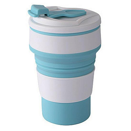 Silicone Collapsible Travel Cup - Portable, Drop-Proof, Anti-Scald, High Temperature Resistant, Customizable Sports & Fitness Cup.