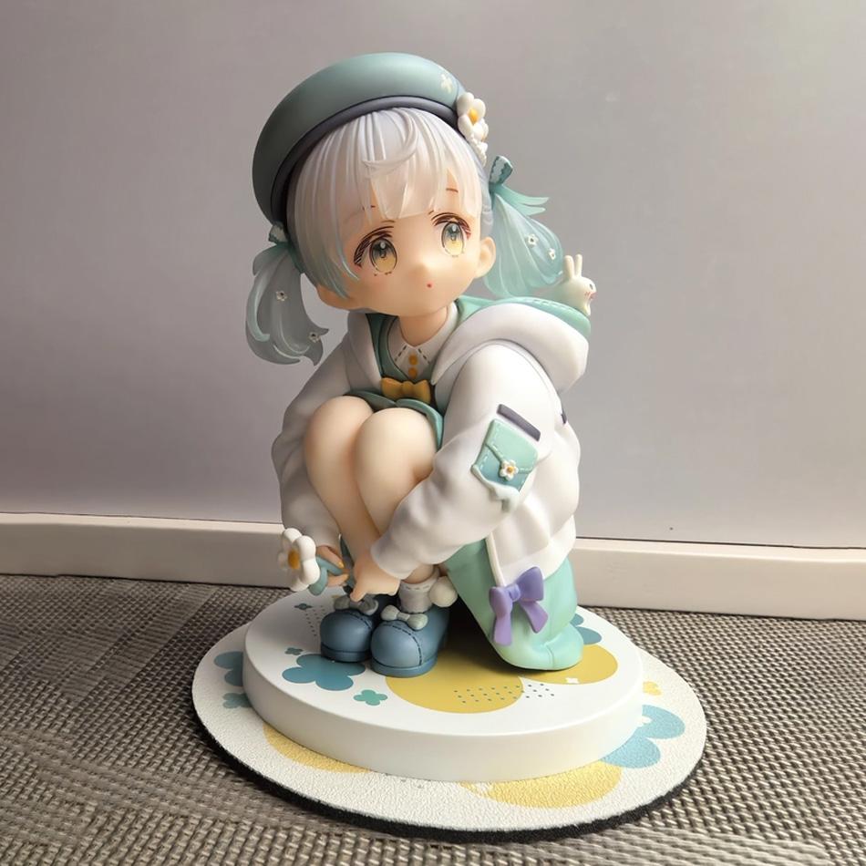 Frieren Beyond Journey'S End Frieren Treasure Box Sitting Posture Figures Collection Figures Model Toys Monster Anime Figure Toy