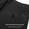 Hodo Men's Business Casual Straight-Leg Trousers