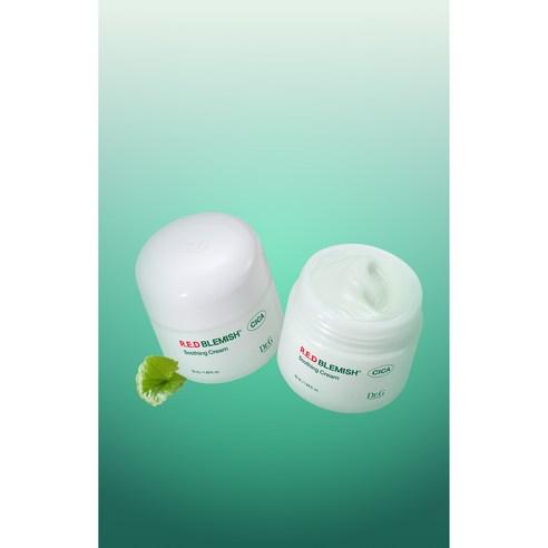 [Quick Soothing] Dr.G Red Blemish Cica Soothing Cream Calming Moisturizer for Sensitive Skin 50ml X 2 Set