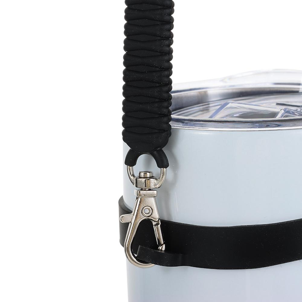 Haltbarer Silikongurt für Wasserbecher, weicher Wasserflaschengurt mit Gurt, neuer Wasserflaschengurthalter