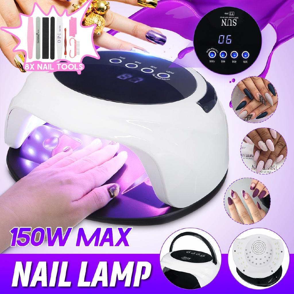 98W Nail Lamp LED Nail Dryer for CuringS Gels Polish With Smart Sensors Manicure Nail Art Salon Equipment Brand New